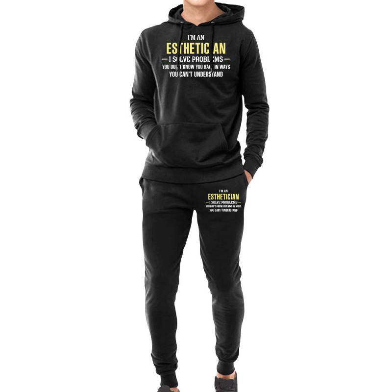 Esthetician I Solve Problems Funny Gift Hoodie & Jogger Set | Artistshot