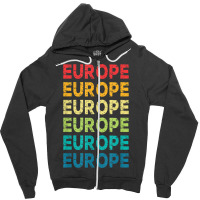 Europe I Love To Travel Abroad Paris France England Zipper Hoodie | Artistshot