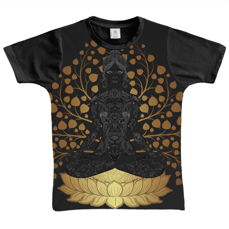 Dhyana Meditation Graphic Youth T-shirt by greggjvandervor | Artistshot