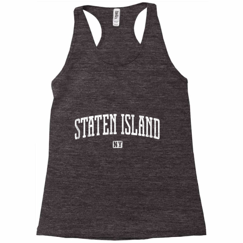 Staten Island New York Vintage City Tank Top Racerback Tank by choninzel | Artistshot