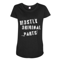 Mostly Original Parts Maternity Scoop Neck T-shirt | Artistshot