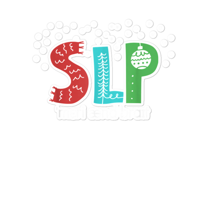 Funny Phonetic Transcription Christmas Slp Speech Therapist T Shirt Sticker | Artistshot