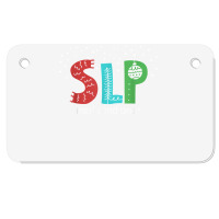 Funny Phonetic Transcription Christmas Slp Speech Therapist T Shirt Motorcycle License Plate | Artistshot