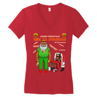 Cool Kwanzaa Holiday Seven Principles Santa Outfit Dad Men Sweatshirt Women's V-neck T-shirt | Artistshot