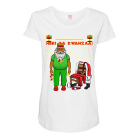 Cool Kwanzaa Holiday Seven Principles Santa Outfit Dad Men Sweatshirt Maternity Scoop Neck T-shirt | Artistshot