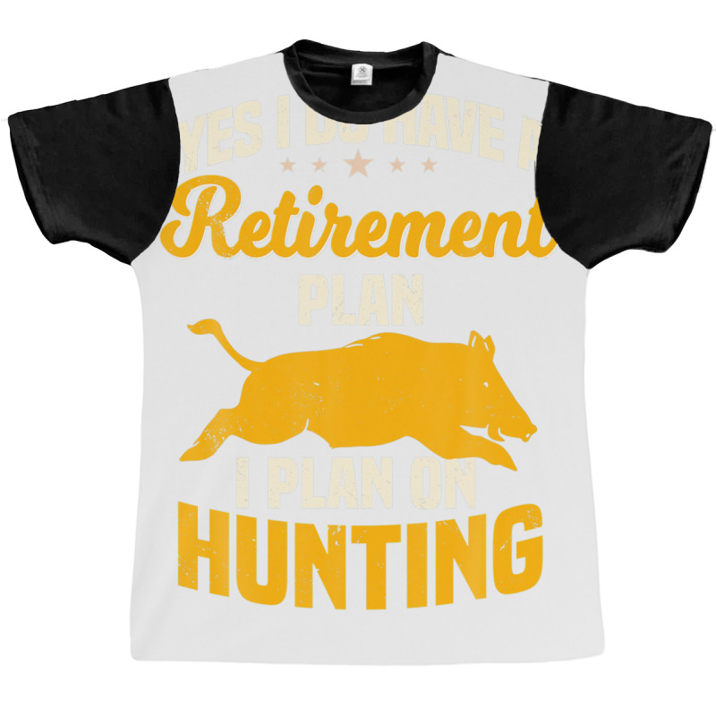 Hog Hunting Retired Wild Pig Hunter Huntsman Graphic T-shirt | Artistshot