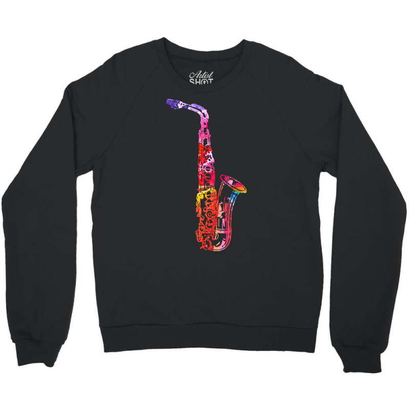 Saxophone Instrument T  Shirtsaxophone Instrument Saxo Lover Gift For Crewneck Sweatshirt by haskellkshlerin986 | Artistshot