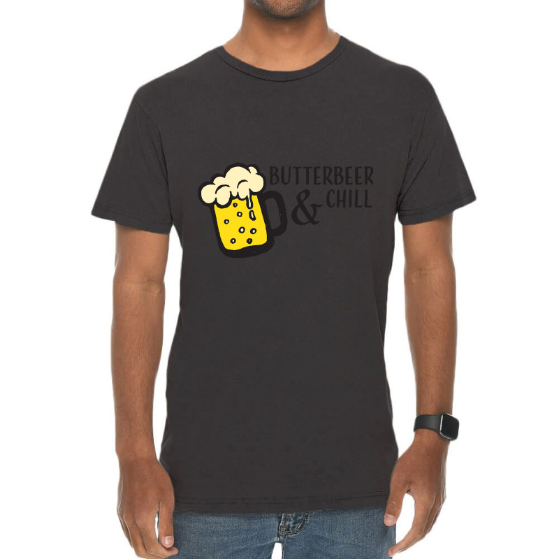 Butterbeer & Chill Vintage T-shirt | Artistshot