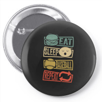 Eat Sleep Baseball Repeat-fzlac Pin-back Button | Artistshot