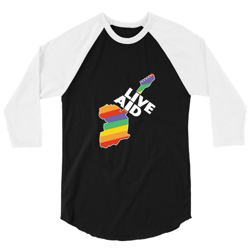 Live Aid 3/4 Sleeve Shirt by SandraWarren | Artistshot