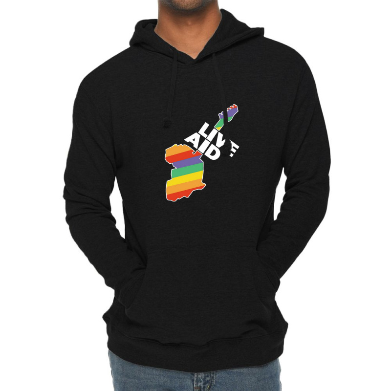 Live Aid Lightweight Hoodie by SandraWarren | Artistshot