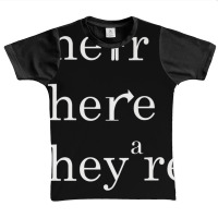 Their, There, And They're   English Teacher Correct Grammar Premium T Graphic Youth T-shirt | Artistshot