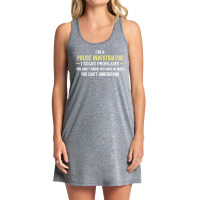 Police Investigator I Solve Problems Funny Gift Tank Dress | Artistshot