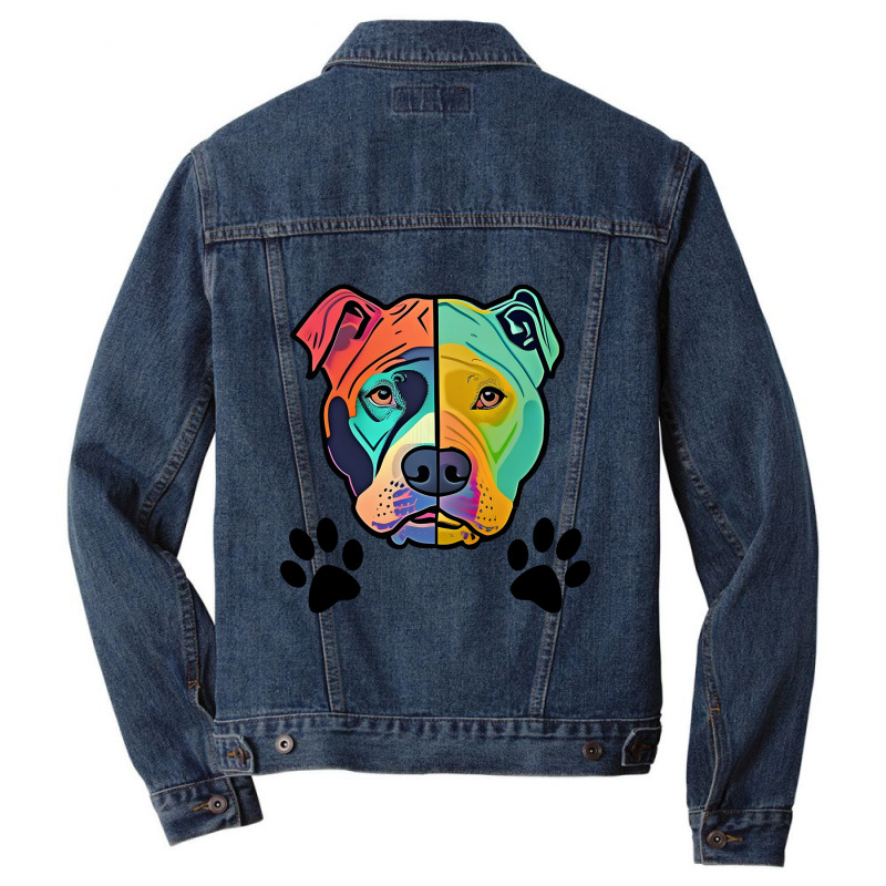 Dog Bread - Circle Men Denim Jacket by lorismerch | Artistshot