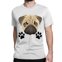 Dog Footprint - I Love My Dog Classic T-shirt | Artistshot