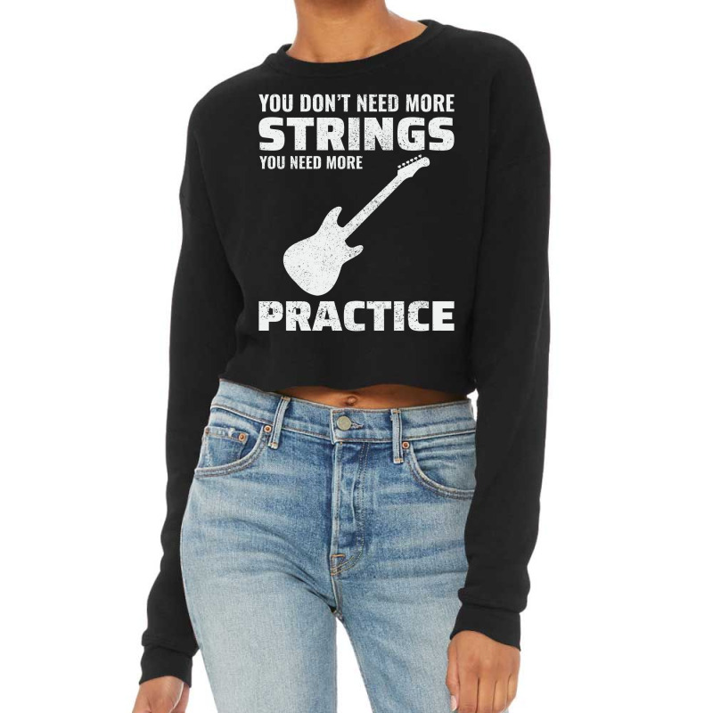 Bass Guitar Player Music Musician Bassist Cropped Sweater | Artistshot