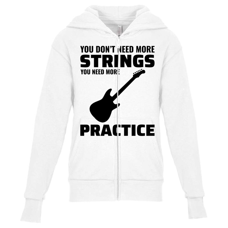 Bass Guitar Player Music Musician Bassist Youth Zipper Hoodie by Tasteful Tees | Artistshot