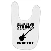 Bass Guitar Player Music Musician Bassist Baby Bibs | Artistshot