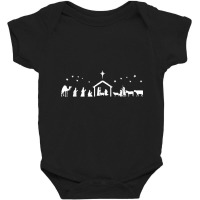 Nativity Scene, Christmas Nativity, True Story Nativity T Shirt Baby Bodysuit | Artistshot