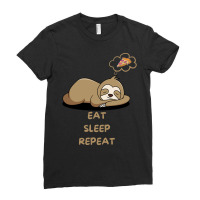 Eat Sleep Repeat-eqxr3 Ladies Fitted T-shirt | Artistshot