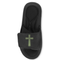 Cross Of The Lord-1mhe7 Slide Sandal | Artistshot