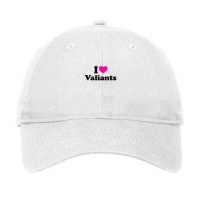 Valiants Love Heart College University Alumni Adjustable Cap | Artistshot