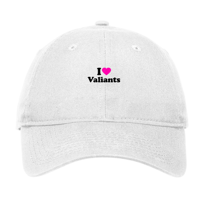 Valiants Love Heart College University Alumni Adjustable Cap | Artistshot