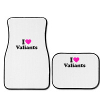 Valiants Love Heart College University Alumni Full Set Car Mats | Artistshot