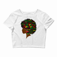 Happy Kwanzaa African Pride Black Woman Seven Principles Tank Top Crop Top | Artistshot