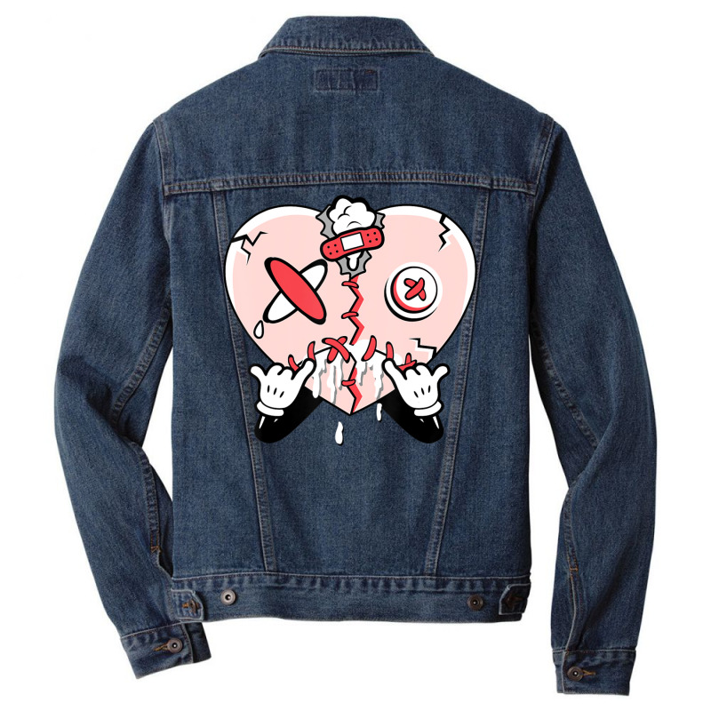 6 Low Gs Atmosphere Heart Dripping Streetwear Shoes Men Denim Jacket by Min05 | Artistshot