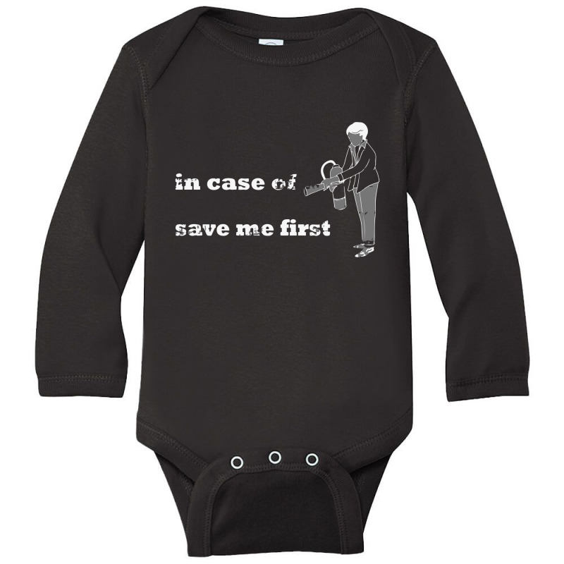 In Case Of Emergency Long Sleeve Baby Bodysuit | Artistshot