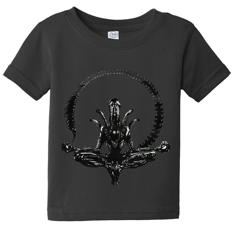 Meditating Alien Baby Tee by Min08 | Artistshot