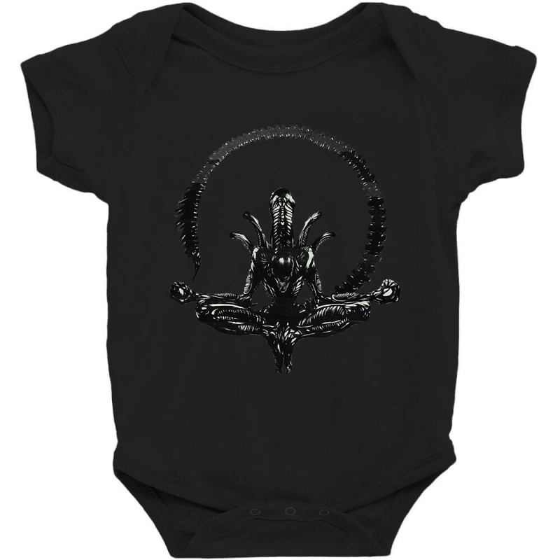 Meditating Alien Baby Bodysuit by Min08 | Artistshot