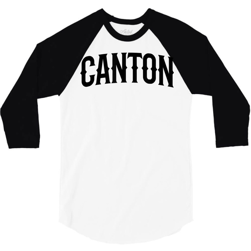 Canton Arch Vintage University Alumni Style T Shirt 3/4 Sleeve Shirt | Artistshot