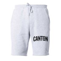 Canton Arch Vintage University Alumni Style T Shirt Fleece Short | Artistshot