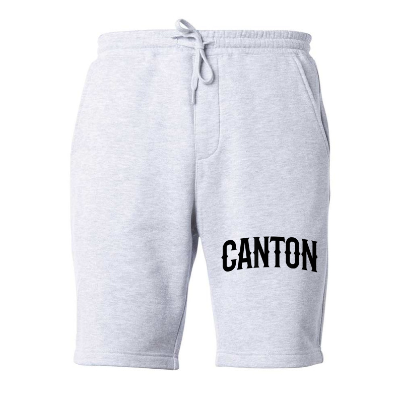 Canton Arch Vintage University Alumni Style T Shirt Fleece Short | Artistshot