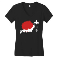 Japan Women's V-neck T-shirt | Artistshot