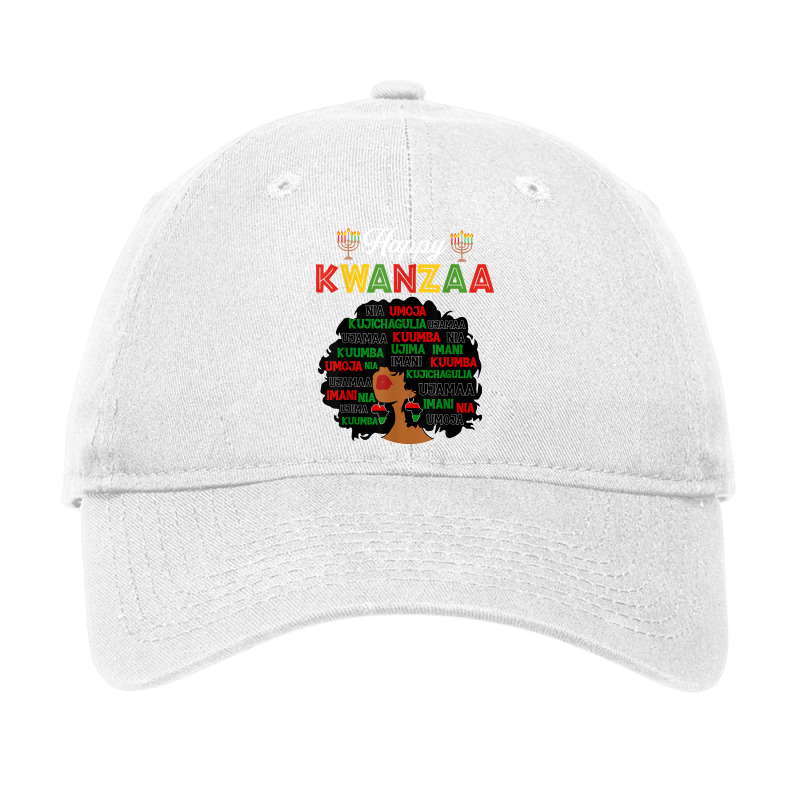 Happy Kwanzaa Decorations African American Seven Principles T Shirt Adjustable Cap by kadejahdomenick | Artistshot