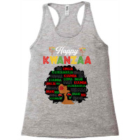 Happy Kwanzaa Decorations African American Seven Principles T Shirt Racerback Tank | Artistshot