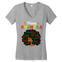 Happy Kwanzaa Decorations African American Seven Principles T Shirt Women's V-neck T-shirt | Artistshot