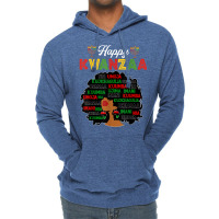 Happy Kwanzaa Decorations African American Seven Principles T Shirt Lightweight Hoodie | Artistshot