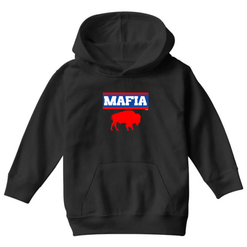 Buffalo Mafia Retro Throwback Classic Vintage-21srn Youth Hoodie by Crews Micki | Artistshot