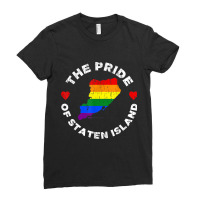 Vintage The Pride Of Staten Island New York  Gay Pride Tee Ladies Fitted T-shirt | Artistshot