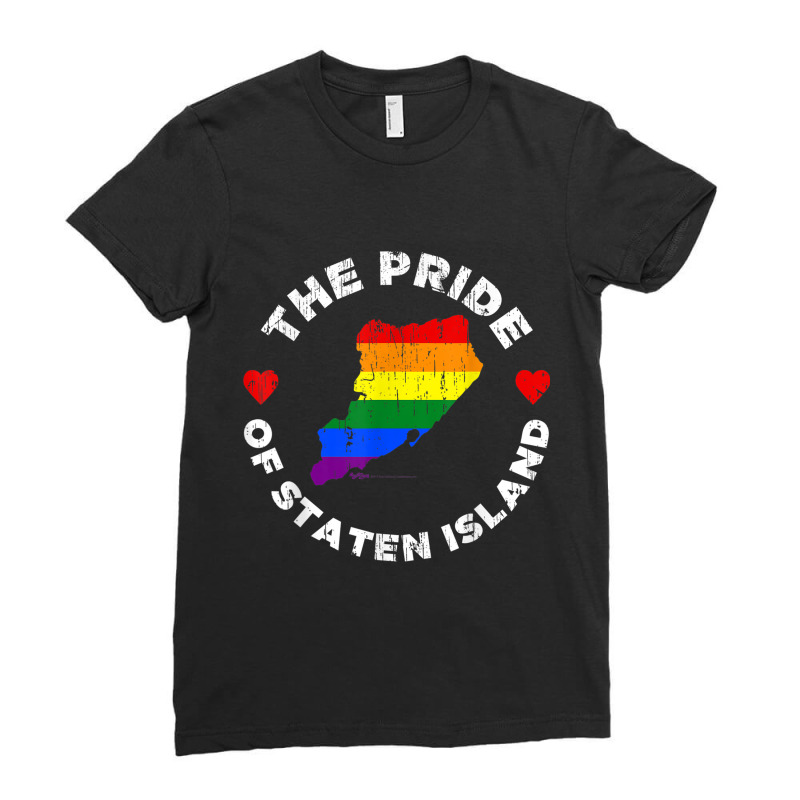 Vintage The Pride Of Staten Island New York  Gay Pride Tee Ladies Fitted T-Shirt by ANDREWAVIS | Artistshot