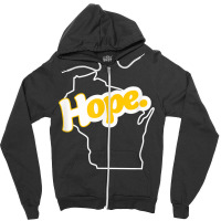 Hope   Wisconsin Design T Shirt Zipper Hoodie | Artistshot