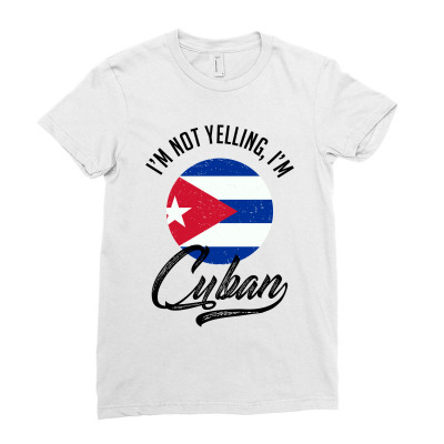 Cuban Ladies Fitted T-shirt Designed By Ale Ceconello