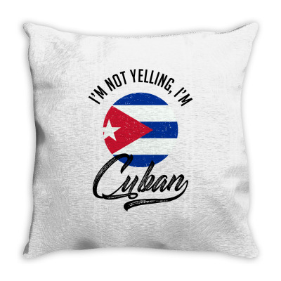 Cuban Throw Pillow Designed By Ale Ceconello