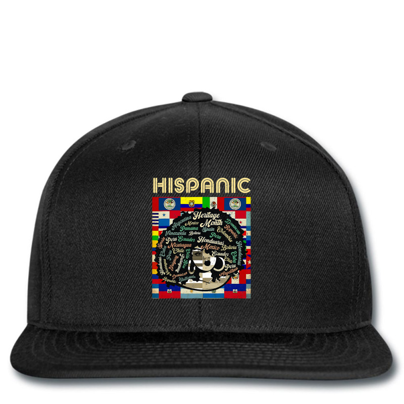 Latina Woman Art Hispanic Heritage Month Latin Country Flags 192 Printed hat by stress | Artistshot