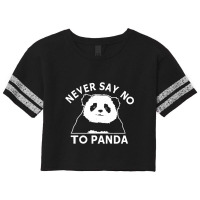 Never Say No To Panda Scorecard Crop Tee | Artistshot