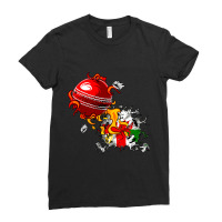 England And Wales Cricket Ladies Fitted T-shirt | Artistshot